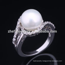 2018 sale pearl mountings 925 silver pearl ring